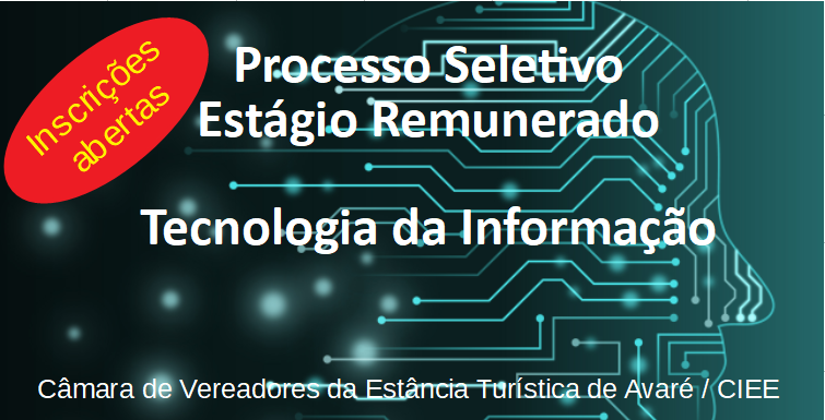 Abertas inscrições para processo seletivo de estágio em TI